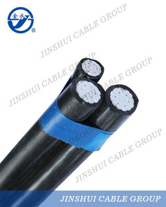 triple aerial bundle cable. ABC